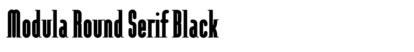 Modula Round Serif Black